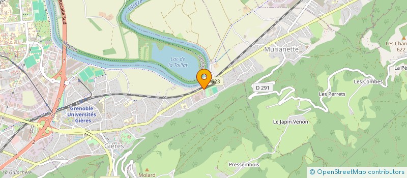 localisation de l'entreprise SOCIETE CIVILE IMMOBILIERE ARGOS  GIERES