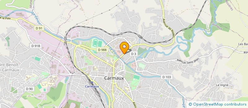 localisation de l'entreprise SOCIETE CIVILE IMMOBILIERE ARGOS PJB  CARMAUX