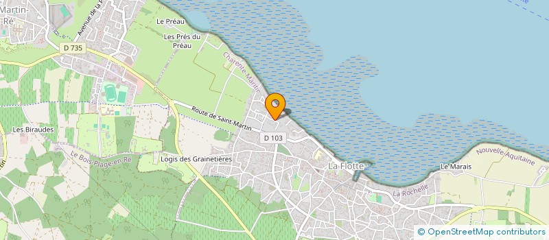 localisation de l'entreprise SOCIETE CIVILE IMMOBILIERE ARILAS  LA FLOTTE