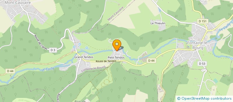 localisation de l'entreprise SOCIETE CIVILE IMMOBILIERE ARMAND CARREL  FONTAINE-LE-BOURG