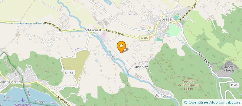 localisation de l'entreprise SOCIETE CIVILE IMMOBILIERE ARMERIA  SOREZE