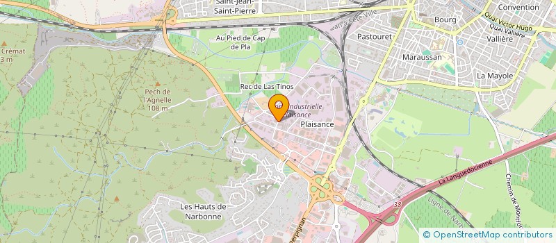 localisation de l'entreprise SOCIETE CIVILE IMMOBILIERE ARMONY IMMOBILIER  NARBONNE