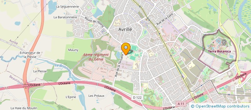 localisation de l'entreprise SOCIETE CIVILE IMMOBILIERE AROG à AVRILLE