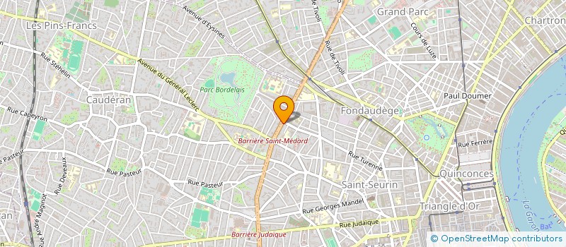 localisation de l'entreprise SOCIETE CIVILE IMMOBILIERE AROLDI  BORDEAUX