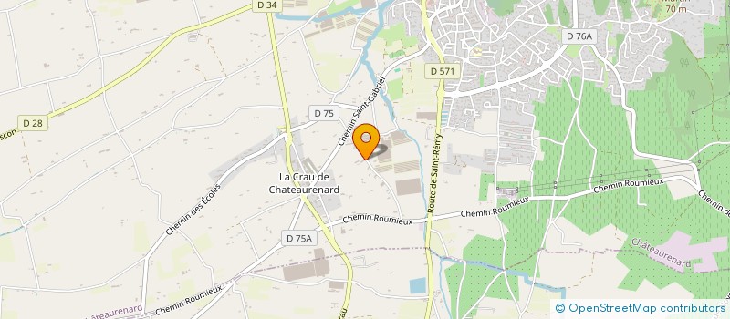 localisation de l'entreprise SOCIETE CIVILE IMMOBILIERE AROUET à CHATEAURENARD