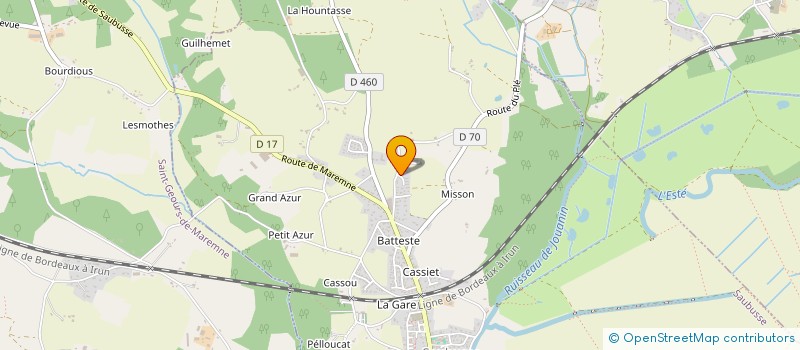 localisation de l'entreprise SOCIETE CIVILE IMMOBILIERE ARRO  SAUBUSSE