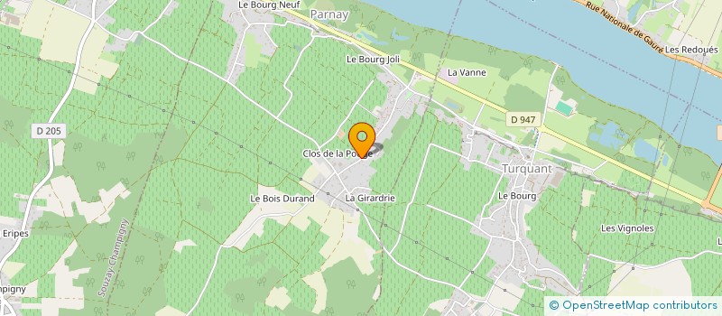 localisation de l'entreprise SOCIETE CIVILE IMMOBILIERE ARTHUR EDGARD MONDON TEIL  PARNAY