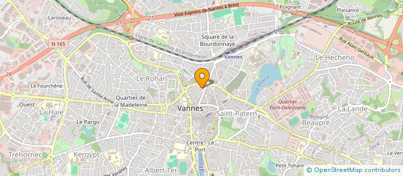 localisation de l'entreprise SOCIETE CIVILE IMMOBILIERE ARTHUR RIMBAUD à VANNES