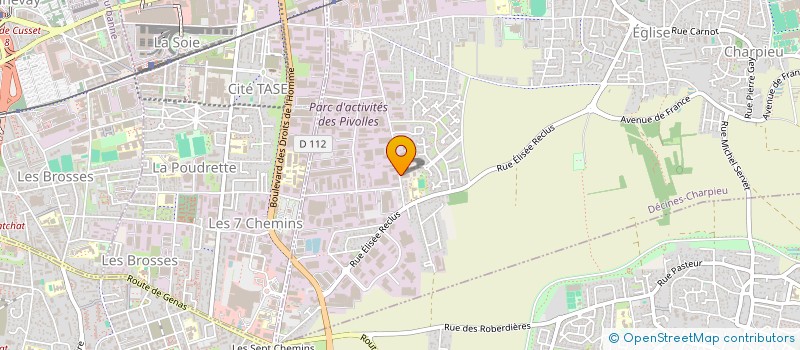 localisation de l'entreprise SOCIETE CIVILE IMMOBILIERE ASDGL  DECINES-CHARPIEU