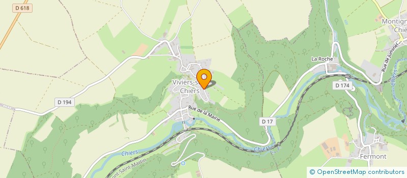 localisation de l'entreprise SOCIETE CIVILE IMMOBILIERE ASOCLEM  VIVIERS-SUR-CHIERS