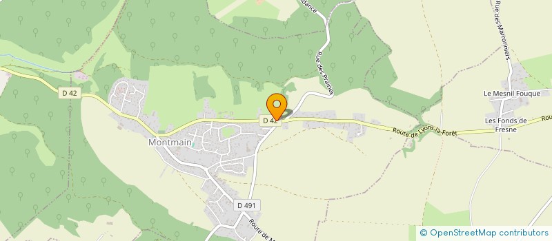 localisation de l'entreprise SOCIETE CIVILE IMMOBILIERE ASR DRONY  MONTMAIN