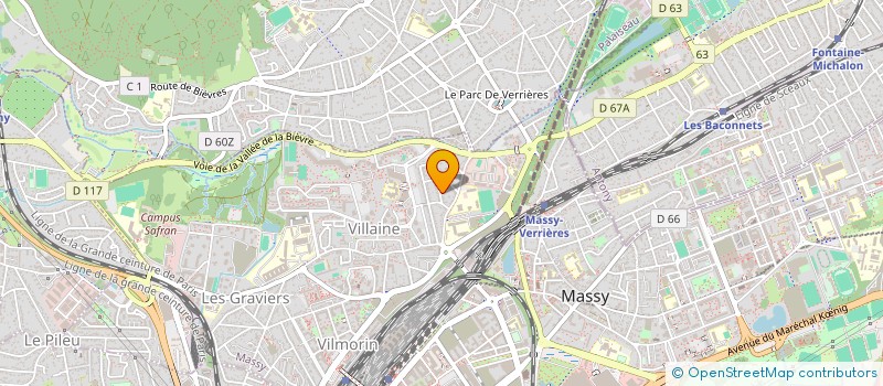 localisation de l'entreprise SOCIETE CIVILE IMMOBILIERE AST-MOLIERE à MASSY