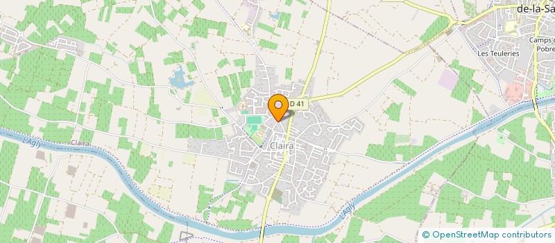 localisation de l'entreprise SOCIETE CIVILE IMMOBILIERE ASTELA  CLAIRA