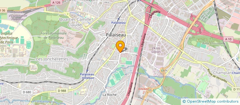 localisation de l'entreprise SOCIETE CIVILE IMMOBILIERE ATHENA  PALAISEAU