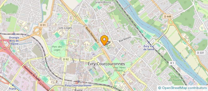 localisation de l'entreprise SOCIETE CIVILE IMMOBILIERE ATHENAIS à EVRY-COURCOURONNES