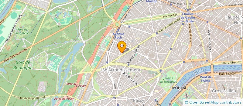 localisation de l'entreprise SOCIETE CIVILE IMMOBILIERE ATHENAYS  PARIS