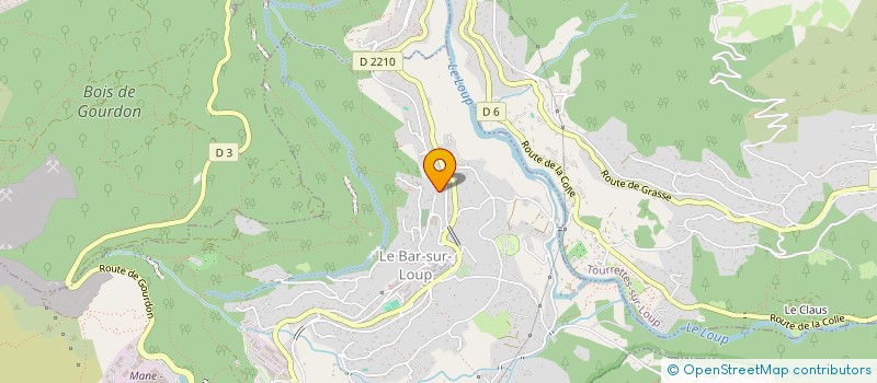 localisation de l'entreprise SOCIETE CIVILE IMMOBILIERE ATMOSPHERE JT  LE BAR-SUR-LOUP