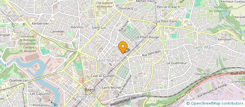 localisation de l'entreprise SOCIETE CIVILE IMMOBILIERE AU CHAT LUTHIER  BREST