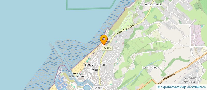 localisation de l'entreprise SOCIETE CIVILE IMMOBILIERE AU FIL DE L'EAU à TROUVILLE-SUR-MER