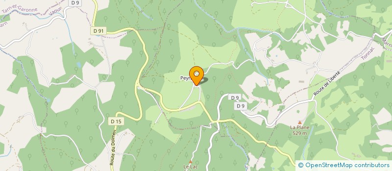 localisation de l'entreprise SOCIETE CIVILE IMMOBILIERE AU FOUR ET AU MOULIN  VAOUR