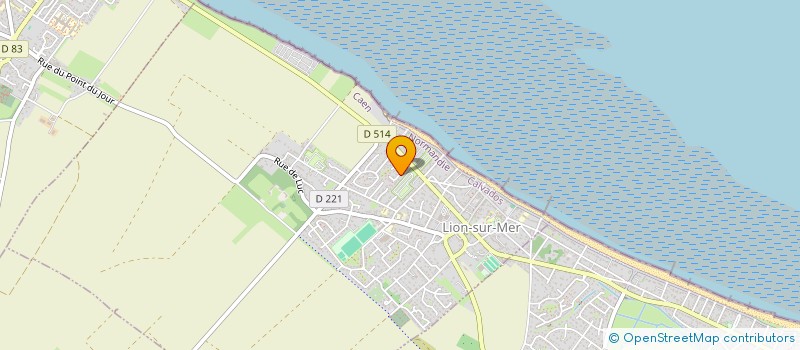 localisation de l'entreprise SOCIETE CIVILE IMMOBILIERE AU GAGNE PETIT  LION-SUR-MER