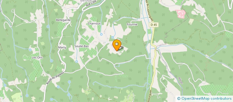 localisation de l'entreprise SOCIETE CIVILE IMMOBILIERE AU GUE DE CAIX  LUZECH