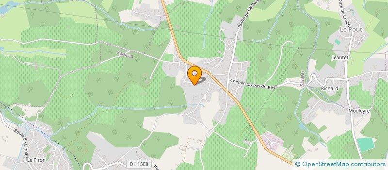 localisation de l'entreprise SOCIETE CIVILE IMMOBILIERE AU MOULIN DE BROCHARD  SADIRAC