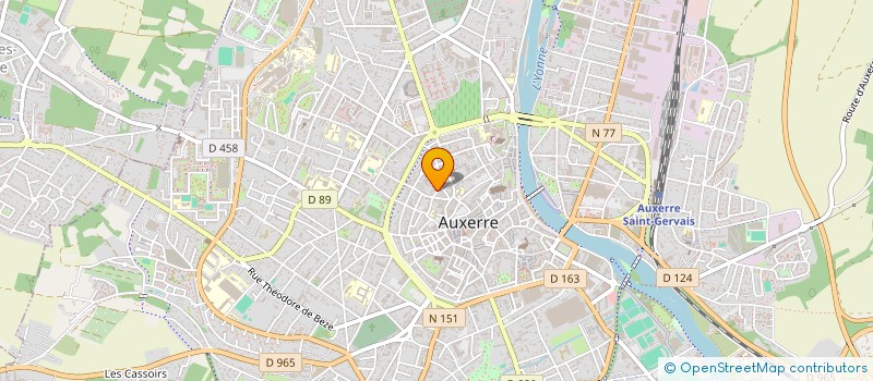 localisation de l'entreprise SOCIETE CIVILE IMMOBILIERE AUCALIX à AUXERRE