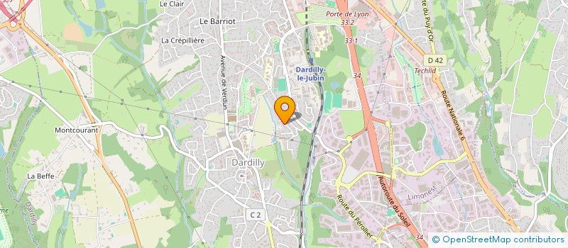 localisation de l'entreprise SOCIETE CIVILE IMMOBILIERE AUGUSTIN  DARDILLY