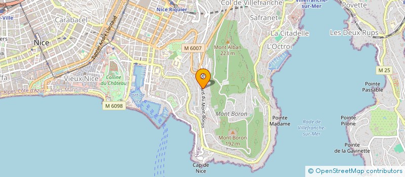 localisation de l'entreprise SOCIETE CIVILE IMMOBILIERE AUJEANBROISE à NICE
