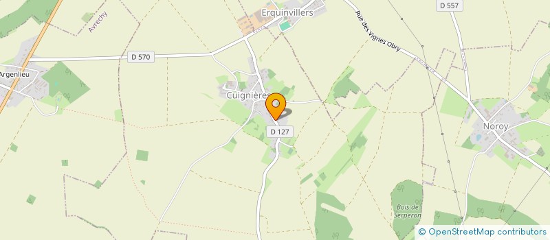 localisation de l'entreprise SOCIETE CIVILE IMMOBILIERE AULEMBRA  CUIGNIERES