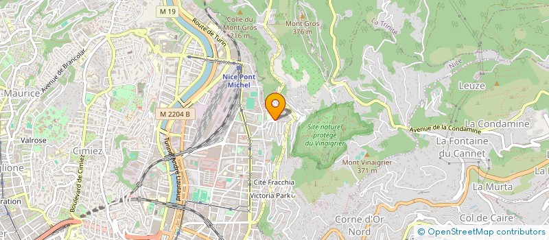 localisation de l'entreprise SOCIETE CIVILE IMMOBILIERE AURELIA  NICE