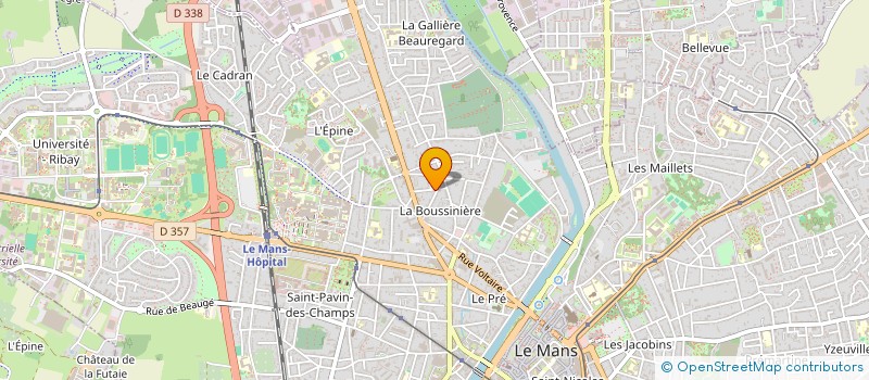 localisation de l'entreprise SOCIETE CIVILE IMMOBILIERE AUSTRA  LE MANS