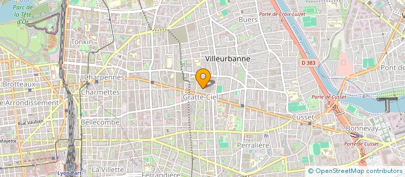 localisation de l'entreprise SOCIETE CIVILE IMMOBILIERE AUTON'HOME  VILLEURBANNE