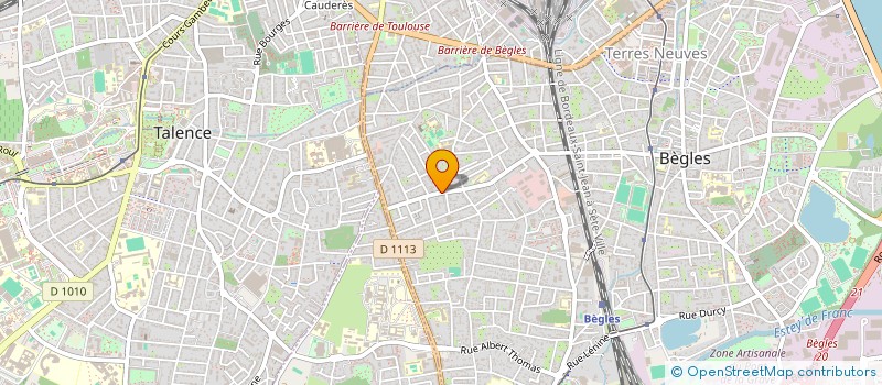 localisation de l'entreprise SOCIETE CIVILE IMMOBILIERE AUXANE AVENIR à BEGLES