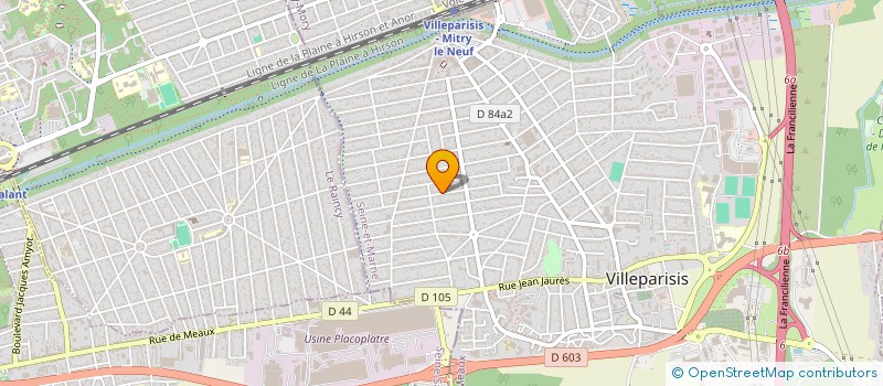 localisation de l'entreprise SOCIETE CIVILE IMMOBILIERE AVENIR  VILLEPARISIS