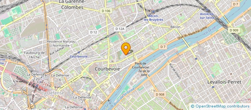 localisation de l'entreprise SOCIETE CIVILE IMMOBILIERE AVMV à COURBEVOIE