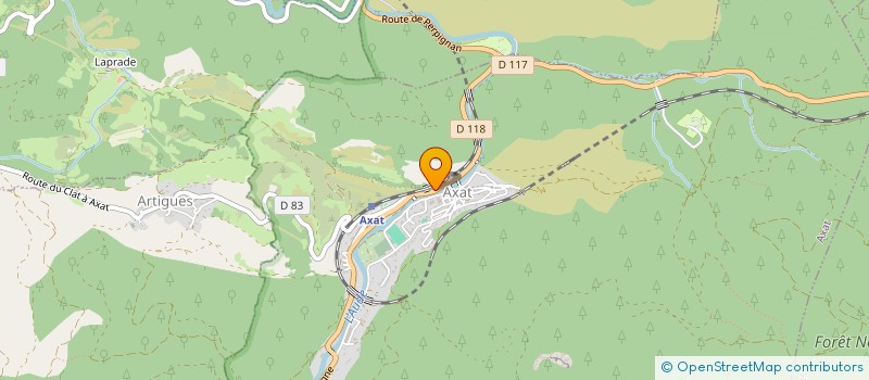 localisation de l'entreprise SOCIETE CIVILE IMMOBILIERE AXAT 83  AXAT