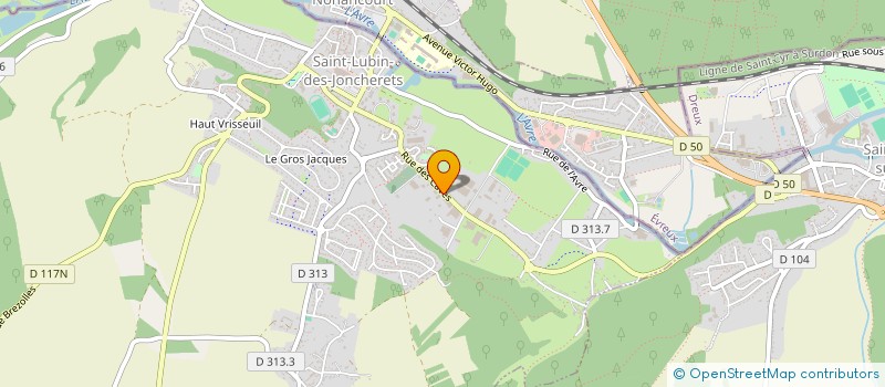 localisation de l'entreprise SOCIETE CIVILE IMMOBILIERE AXEY à SAINT-LUBIN-DES-JONCHERETS