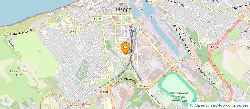 localisation de l'entreprise SOCIETE CIVILE IMMOBILIERE AXIS  DIEPPE