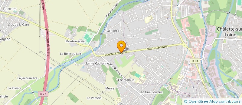 localisation de l'entreprise SOCIETE CIVILE IMMOBILIERE AYDAS à PANNES