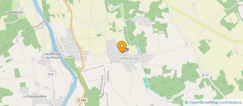 localisation de l'entreprise SOCIETE CIVILE IMMOBILIERE AYDOME PAR ABREVIATION SCI AYDOME  CHAUVIGNY