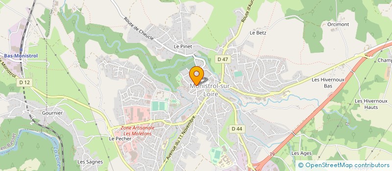 localisation de l'entreprise SOCIETE CIVILE IMMOBILIERE AYOO  MONISTROL-SUR-LOIRE