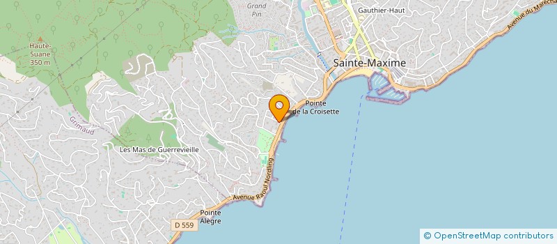 localisation de l'entreprise SOCIETE CIVILE IMMOBILIERE AZUR à SAINTE-MAXIME