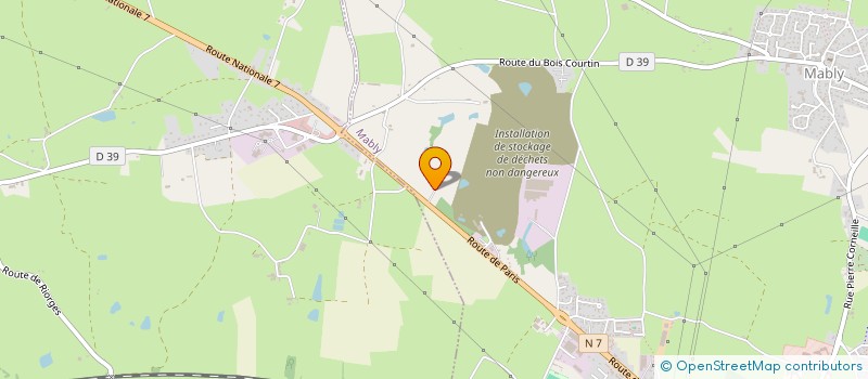 localisation de l'entreprise SOCIETE CIVILE IMMOBILIERE AZUR  MABLY