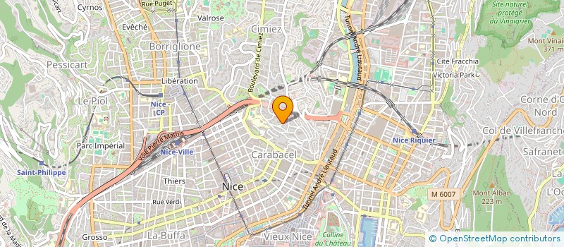 localisation de l'entreprise SOCIETE CIVILE IMMOBILIERE AZURAMA ET PAR ABREVIATION SCI AZURAMA à NICE