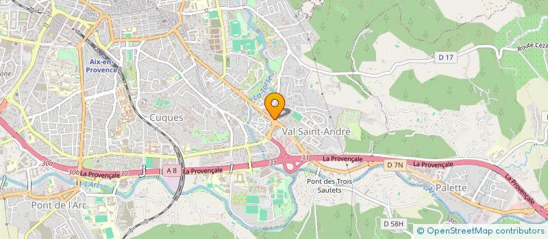 localisation de l'entreprise SOCIETE CIVILE IMMOBILIERE AZUREA-IMMO  AIX-EN-PROVENCE