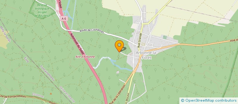 localisation de l'entreprise SOCIETE CIVILE IMMOBILIERE B.D.L.F  ARBONNE-LA-FORET