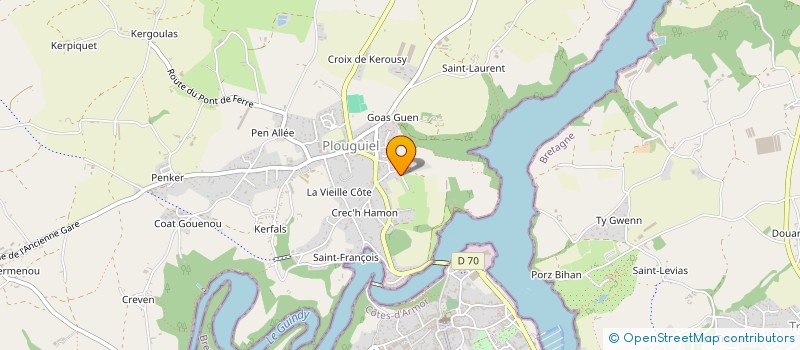 localisation de l'entreprise SOCIETE CIVILE IMMOBILIERE B.D.V. à PLOUGUIEL