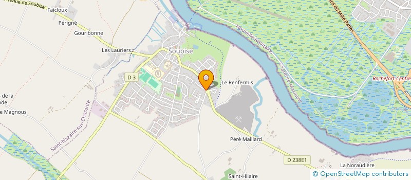 localisation de l'entreprise SOCIETE CIVILE IMMOBILIERE B G N  SOUBISE